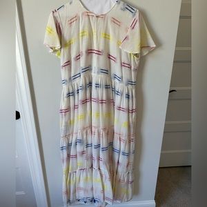 Oliphant V-Neck Maxi Santiago White